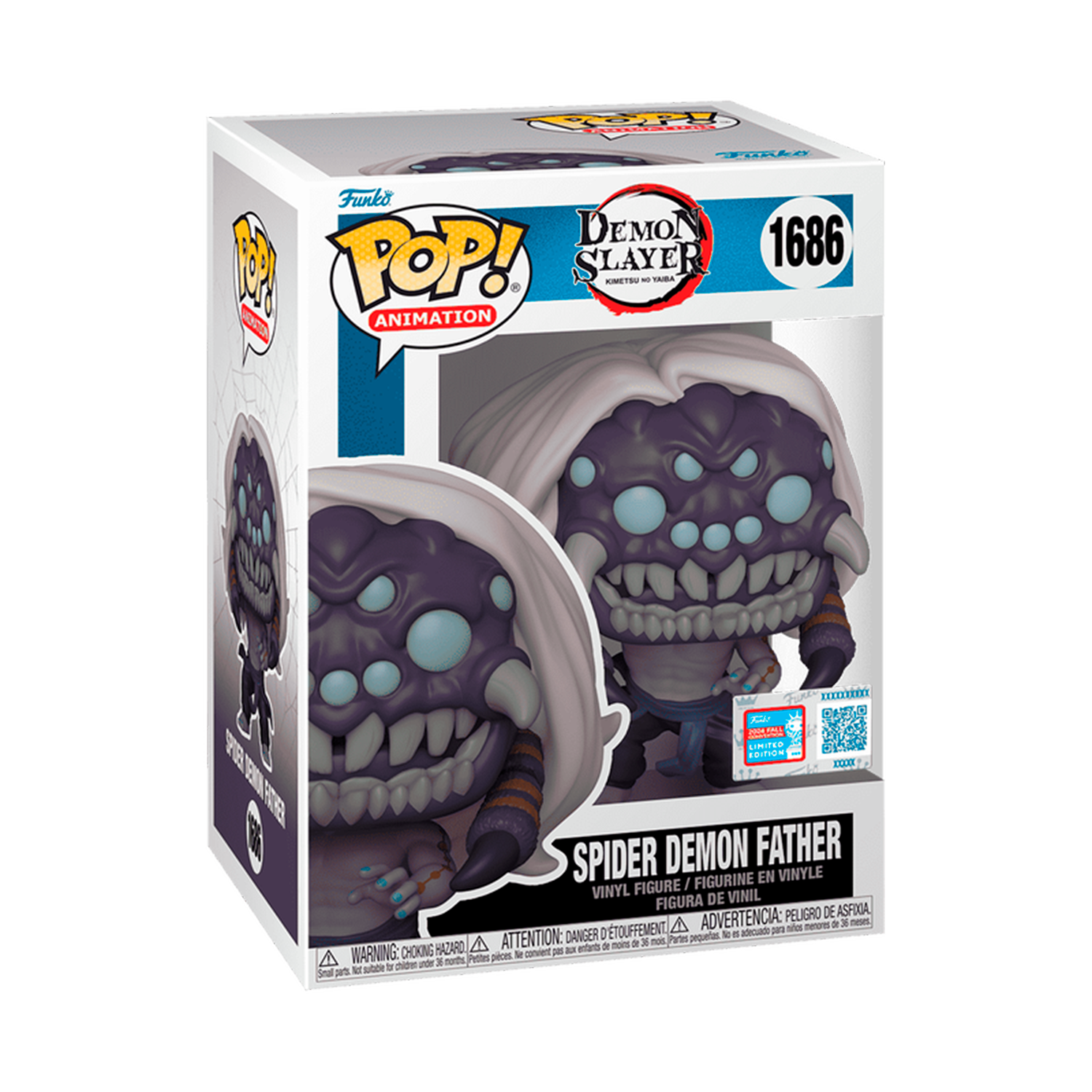Funko Pop Spider Demon Father de Demon Slayer, exclusivo NYCC