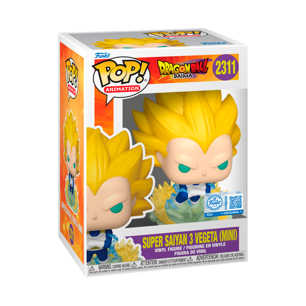 Funko Pop Vegeta SS3 #2311 de Dragon Ball, edición exclusiva