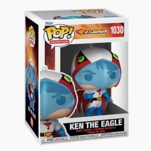 El Funko Pop Ken the Eagle trae al carismático líder del equipo Gatchaman (Comando G). Una pieza retro imperdible para fans del anime clásico.