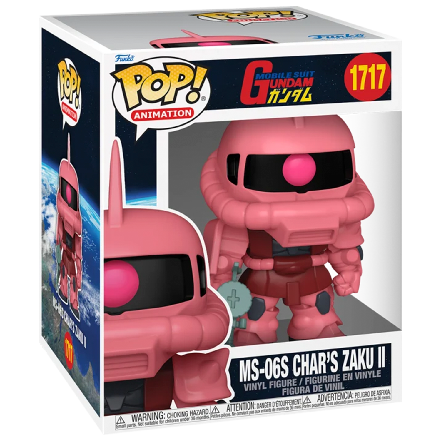 Funko Pop Char's Zaku de Gundam en tamaño de 6 pulgadas