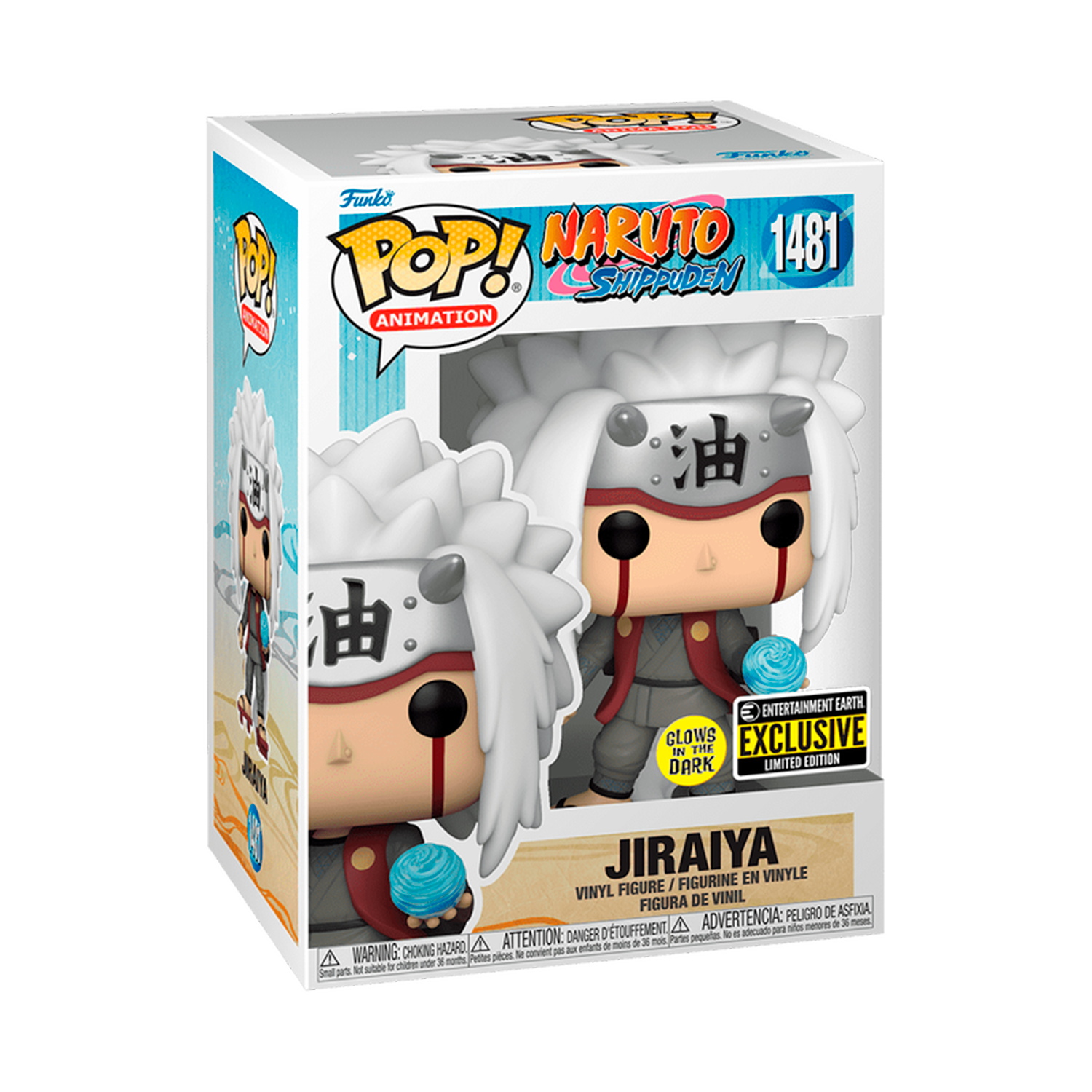 Funko Pop Jiraiya gitd #1481 - Exclusivo Entertainment Earth